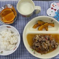 豚肉のプルコギ・南瓜のオーブン焼き