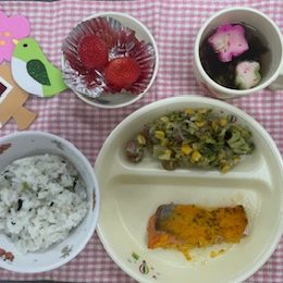 ひな祭りメニュー