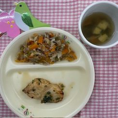 カレイの風味焼き・切り干し大根のチャプチェ